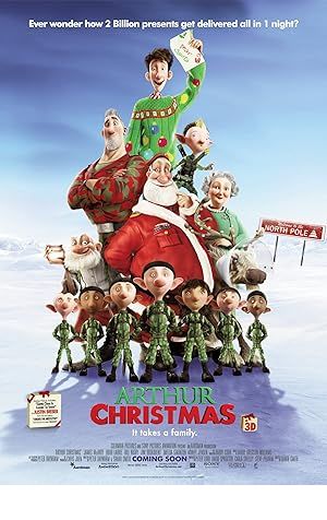 Arthur Christmas Poster Image