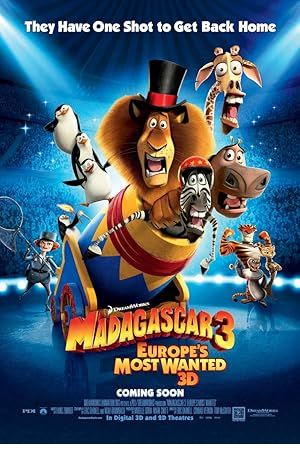 Madagascar 3: Europe's Most Wanted Poster Image