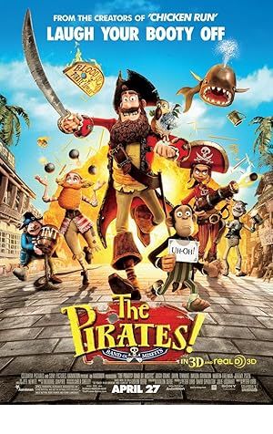 The Pirates! Band of Misfits Poster Image