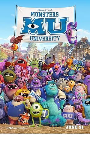 Monsters University Poster Image