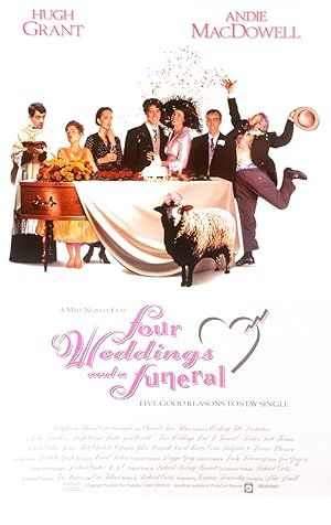 Four Weddings and a Funeral Poster Image